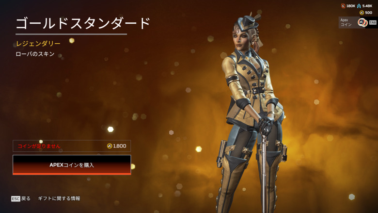 ローバスキン「ゴールドスタンダード」