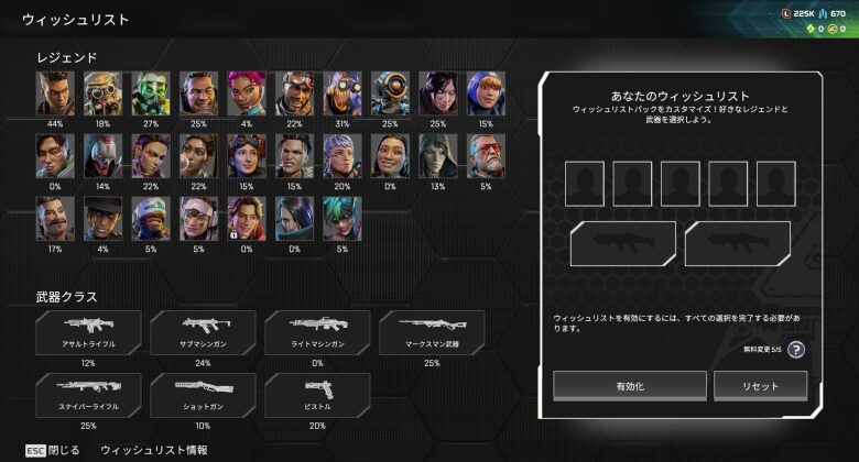 ウィッシュリスト