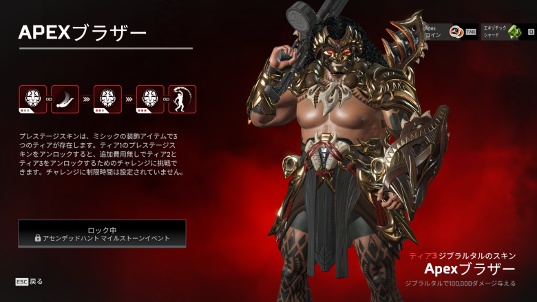 ティア3スキン