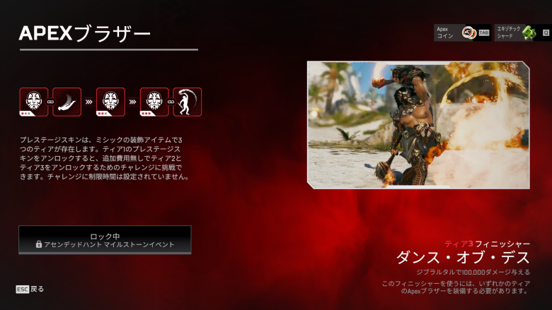 ティア3フィニッシャー